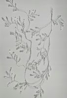 DŁUGA GAŁĄZKA GIRLANDA KRYSZTAŁKI DEKORACJA 120 CM