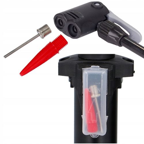 DUNLOP Pompka rowerowa samochodowa manometr 12bar na Arena.pl