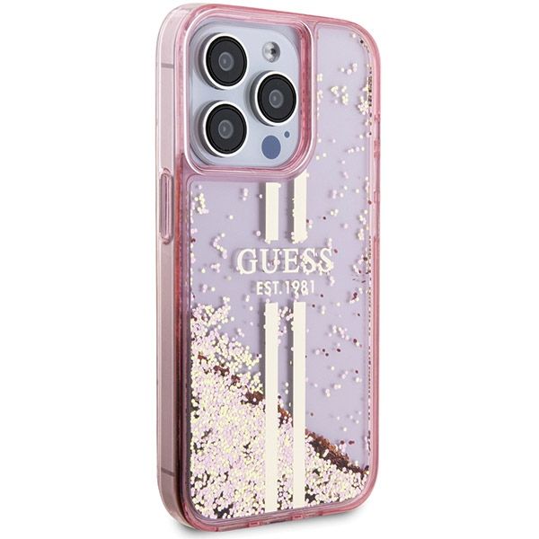 Etui Guess do iPhone 15 Pro, Różowy zdjęcie 4