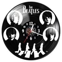 Zegar ścienny z płyty winylowej The Beatles 3.14