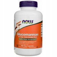 Now Foods Glukomannan 575 mg Konjac Root 180 kaps