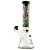 szklane bongo g-rollz 'colossal dream' - black beaker 34 cm