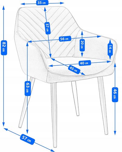 krzesło napoli czarne (nowy kod) na Arena.pl