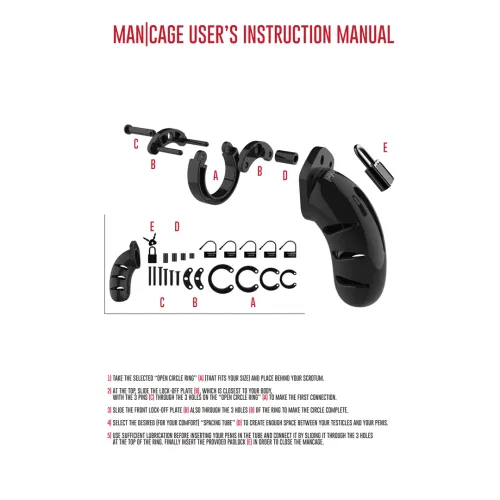 mancage model 9 - anatomiczna klatka intymna 9 cm, poliwęglan na Arena.pl
