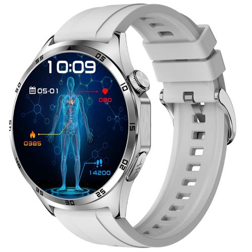 SMARTWATCH męski Rubicon F38 silver/grey silicon PROF na Arena.pl