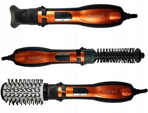 Suszarka Gemei Gm-4828 Rotacyjna Suszarko Szczotka Prostownica Lokówka 4W1 na Arena.pl