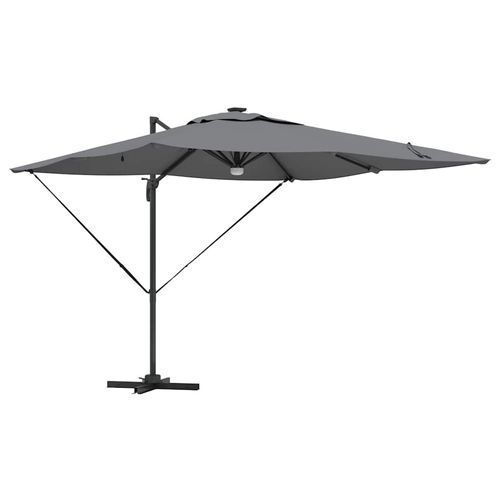 Parasol Roma Antracyt 286 x 285 x 270 cm Aluminium, Poliester na Arena.pl