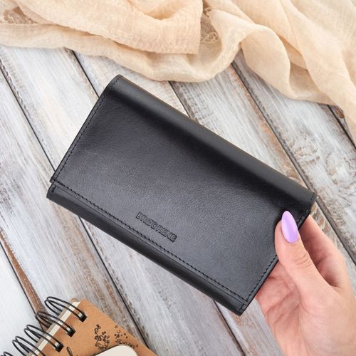 portfel damski duży skórzany rfid brodrene g-32-bl na Arena.pl