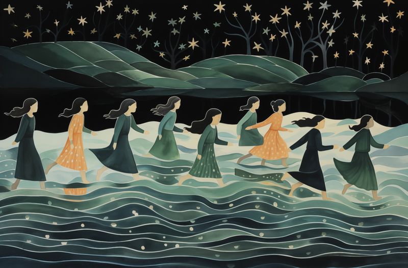 Plakat 91,5x60cm Nocna Procesja zdjęcie 1