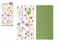 2 x Ściereczka ścierka kuchenna bawełniana ręcznik kuchenny 40x60 cm kwiaty