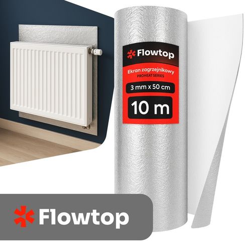 Ekran Zagrzejnikowy 10m Mata Pianka Aluminiowa Izolacyjna Odbija Ciepło Alu na Arena.pl