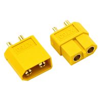 Para wtyk i gniazdo XT60 męski + żeński RC AKU LiPol 60A komplet