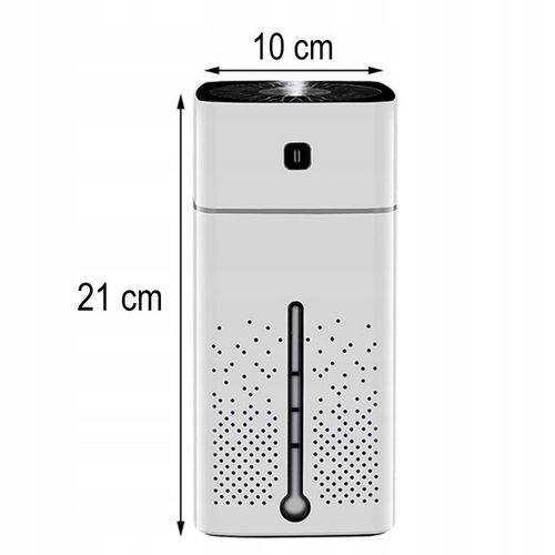 NAWILŻACZ POWIETRZA DYFUZOR ZAPACHOWY AROMATERAPIA 1L LAMPKA LED 3W na Arena.pl