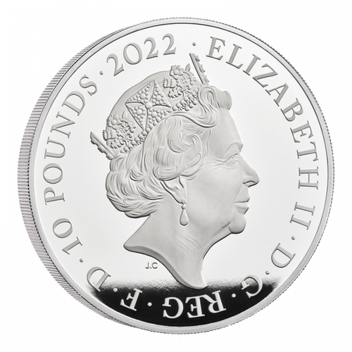 The Royal Tudor Beasts: Lion of England 5 uncji Srebra 2022 Proof na Arena.pl