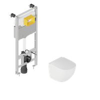 Zestaw promocyjny miska WC Luqa, stelaż podtynkowy Shiro 2.0