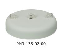 Podsufitka metalowa 3 otwory 135mm kolor biały