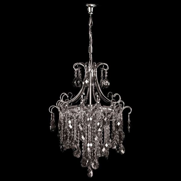 Żyrandol LAMPA wisząca VEN W-E 0705/6 kryształowa OPRAWA pałacowy zwis grafitowy zdjęcie 1