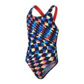 Strój kąpielowy dla dziewczynki treningowy Speedo Digital Placement 116cm