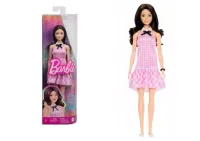 Barbie. HRH21 Fashionistas. Lalka sukienka różowa, kratka