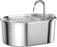 Fontanna Dla Kota SOOFPET 3.2L Stal Nierdzewna Cicha Pompa Poidełko