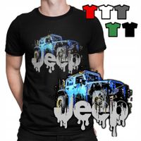 KOSZULKA T-SHIRT MĘSKI WZORY DO WYBORU - JEEP AUTA SAMOCHODY PREZENT - L