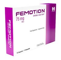 FEMOTION 10 KAPSUŁEK SUPLEMENT DLA KOBIET ZWIĘKSZAJĄCY LIBIDO ROZKOSZ
