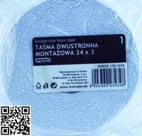 TAŚMA DWUSTRONNA 24X3 GRAND 5903364234348