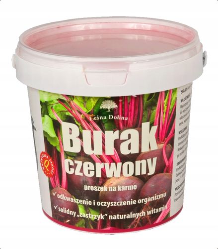 Burak czerwony suszony dla gołębi Leśna Dolina na Arena.pl