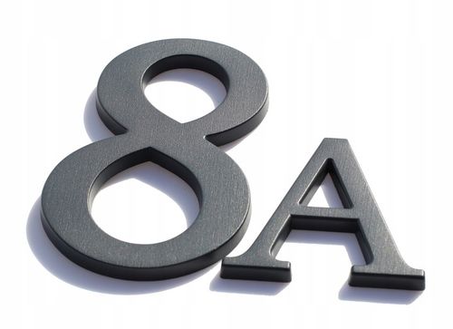 numer domu. numer na dom. cyfry na dom. tablica na dom. 3D premium grafit 5 na Arena.pl