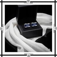 ZESTAW MĘSKI SPINKI DO MANKIETÓW I KRAWATU SREBRNE ELEGANCKIE KRYSZTAŁ