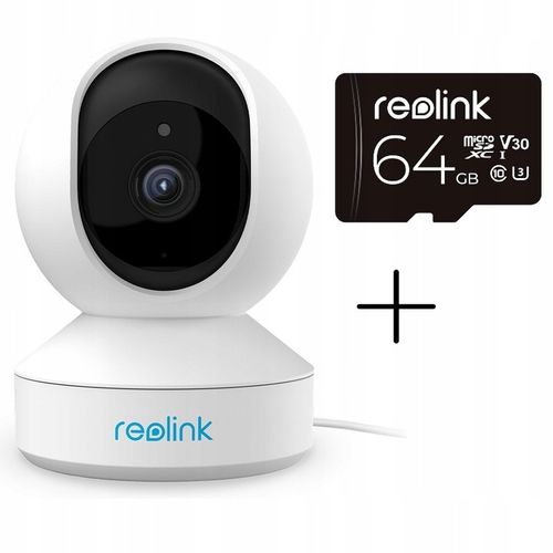 Obrotowa Kamera IP Reolink E330 Wi-Fi 2560x1440 (4MP) + Karta SD na Arena.pl