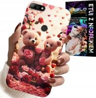 ETUI DO HUAWEI Y7 2018 - MISIE, LOVE YOU, SERCA WIELE WZORÓW CASE
