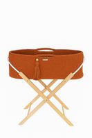 Kosz Mojżesza BOHO Handmade ze stojakiem - terracotta