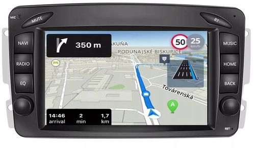 RADIO NAWIGACJA GPS ANDROID MERCEDES W203 W639 W209 CARPLAY WIFI USB MAPY na Arena.pl