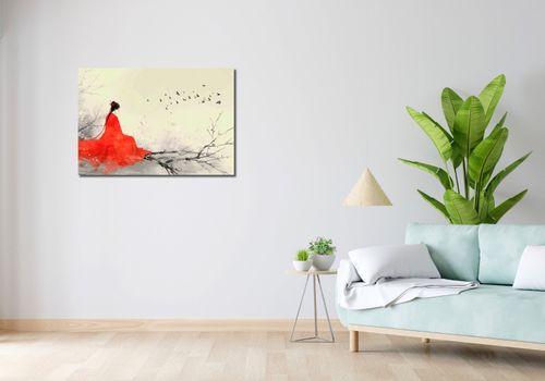 Obraz 90x60cm Diva Na Gałęzi na Arena.pl