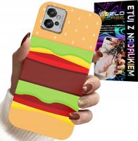 ETUI DO MOTOROLA G32 - CASE BURGER CHEESEBURGER OBUDOWA PREZENT