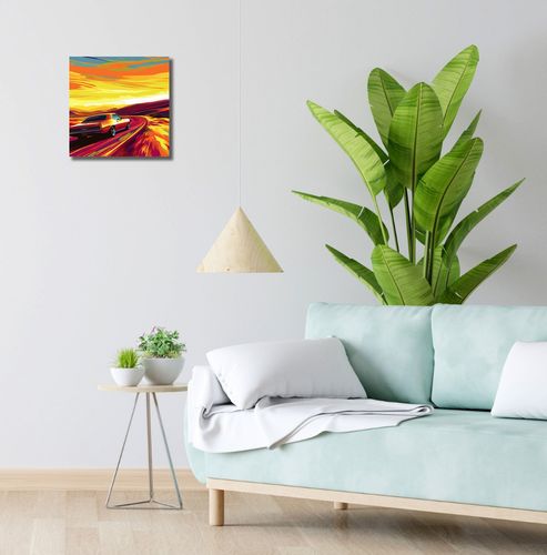 Obraz 30x30cm Pędź Przed Siebie na Arena.pl