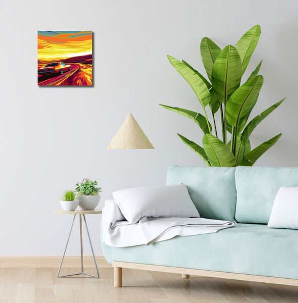 Obraz 30x30cm Pędź Przed Siebie zdjęcie 2