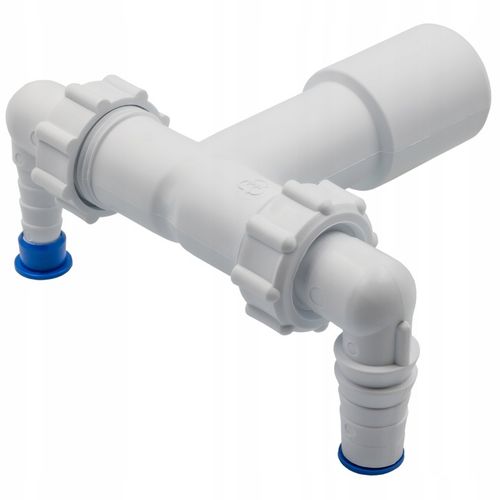 PODWÓJNY SYFON NADTYNKOWY DN 32 40- DO PRALKI I SUSZARKI, WYSOKA na Arena.pl