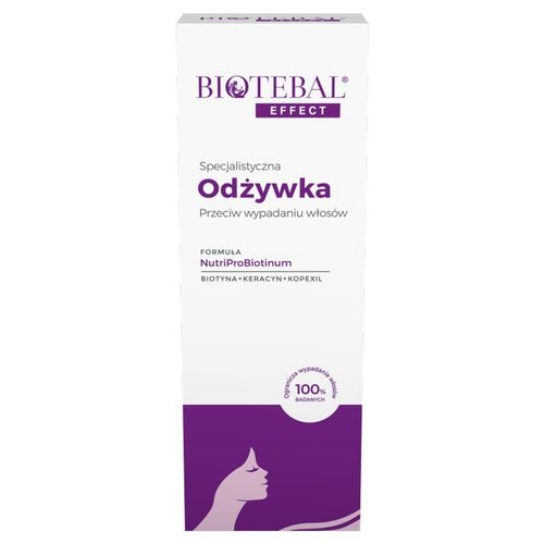 ZESTAW BIOTEBAL EFFECT SZAMPON ODŻYWKA PRZECIW WYPADANIU WŁOSÓW na Arena.pl