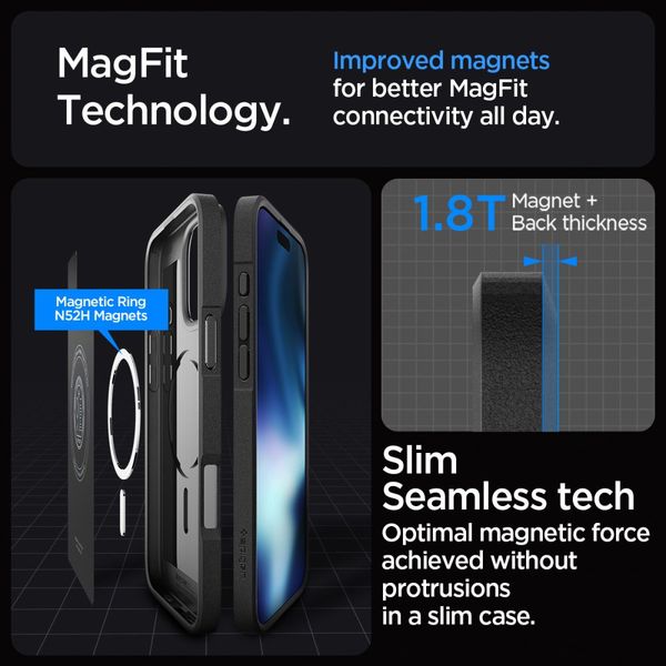 SPIGEN CORE ARMOR MAG MAGSAFE IPHONE 16 PRO MAX MATTE BLACK zdjęcie 9