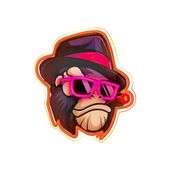 Neon ART LED GANGSTA MAŁPA multikolor FLA03 Forever Light