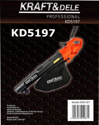 elektryczna dmuchawa do liści 3600w kd5197 na Arena.pl
