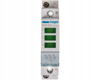 Lampka sygnalizacyjna, 230V AC, 3 x Zielony LED HAGER SVN221