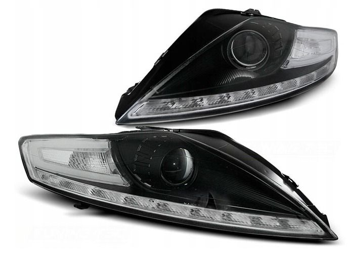 Lampy Reflektory FORD MONDEO OD 2007 DO 2011 DAYLIGHT LED SOCZEWKI zdjęcie 2