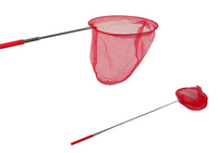 Siatka Na Motyle Owady Składana Teleskopowa 85 cm Czerwona