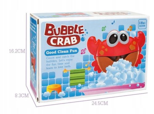 LT260 KRAB DO KĄPIELI ROBIENIA PIANY Z MELODIAMI na Arena.pl