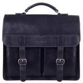 Torba skórzana na ramię KEMER 904 Czarny