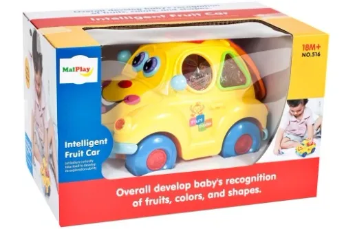 AUTO SORTER SAMOCHÓD Z KLOCKAMI NA BATERIĘ AUTKO WESOŁEK DLA DZIECI KLOCKI na Arena.pl