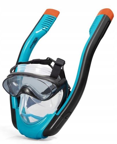 MASKA DO SNORKELINGU NURKOWANIA PEŁNOTWARZOWA HYDRO PRO BESTWAY 24060 * S/M na Arena.pl